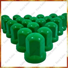 60x Grün Radmutterkappen