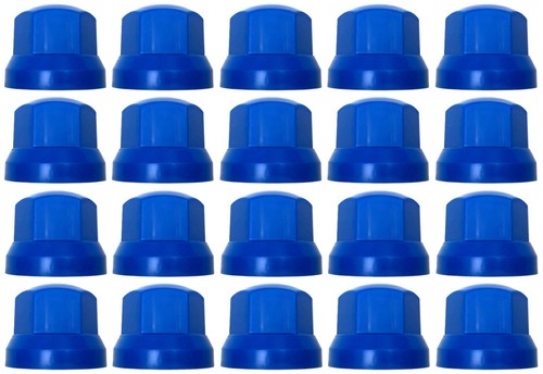 20x blau radmutterkappen - 20x,