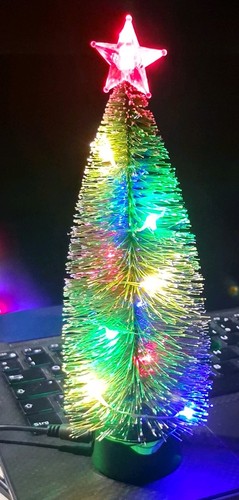 Leuchtender usb tannenbaum - leuchtender,